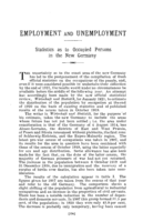 Statistics as to occupied persons in the new Germany