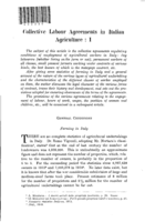 Collective labour agreements in Italian agriculture: I