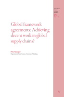 Global framework agreements: achieving decent work in global supply chains?