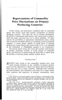 Repercussions of commodity price fluctuations on primary producing countries