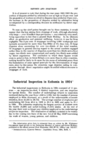 Industrial inspection in Esthonia in 1924