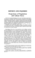 Projections of population and labour force