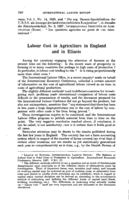 Labour cost in agriculture in England and in Illinois