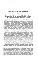 Desarrollo de la legislación del trabajo de los menores en el Reino Unido