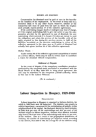 Labour inspection in Hungary: 1928-1933