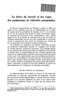 La durée du travail et des repos des conducteurs de véhicules automobiles