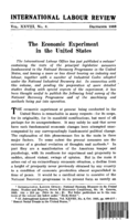 The economic experiment in the United States