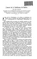 L'oeuvre de la Conférence de Genève