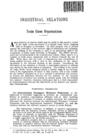 Trade union organisations