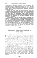 Regulation of employment conditions in Soviet Russia