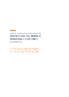 Introducción general al plan de formación