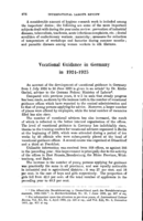 Vocational guidance in Germany in 1924-1925