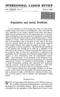 Population and social problems