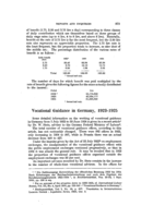 Vocational guidance in Germany: 1923-1925