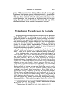 Technological unemployment in Australia