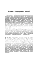 Student employment abroad