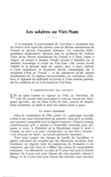 Les salaires au Viet-Nam