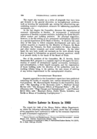 Native labour in Kenya in 1933
