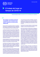 El trabajo del hogar en tiempos de COVID-19