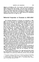 Industrial inspection in Tasmania in 1923-1924
