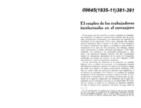 El empleo de los trabajadores intelectuales en el extranjero