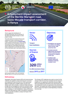 Employment impact assessment of the Merille-Marsabit road, Isiolo-Moyale transport corridor, in Kenya