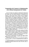 Composición del Consejo de Administración de la Oficina Internacional del Trabajo