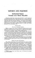 Industrial injury trends over three decades