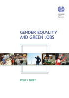 Gender equality and green jobs: policy brief