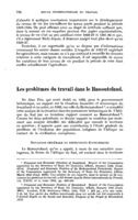 Les problèmes du travail dans le Bassoutoland