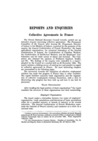 Collective agreements in France