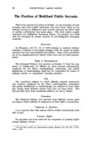 The position of mobilised public servants