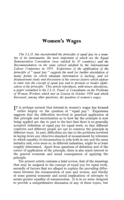 Women's wages