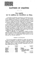 Une enquête sur la condition des travailleurs en Chine