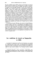 Les conditions de travail au Tanganyika en 1930
