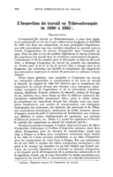 L'inspection du travail en Tchécoslovaquie de 1930 à 1935