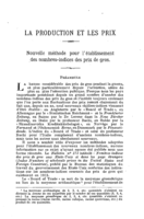 Nouvelle méthode pour l'établissement des nombres-indices des prix de gros