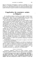 L'application des assurances sociales en Bulgarie