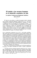 El trabajo y los recursos humanos en el desarrollo económico de Asia: la quinta Conferencia regional asiática de la OIT