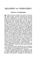 Statistics of unemployment