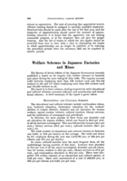 Welfare schemes in Japanese factories and mines