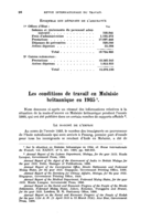 Les conditions de travail en Malaisie britannique en 1935
