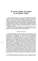 El servicio público del empleo en los Estados Unidos