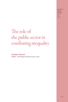The role of the public sector in combating inequality