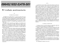 El trabajo penitenciario: II