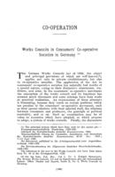Works councils in consumers' co-operative societies in Germany