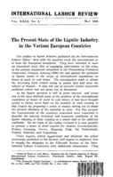 The present state of the lignite industry in the various European countries