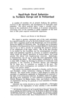 Small-scale rural industries in northern Europe and in Switzerland