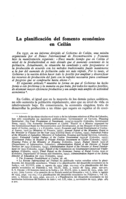 La planificación del fomento económico en Ceilán