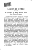 La protection du détenu libéré en Italie et en Grande-Bretagne